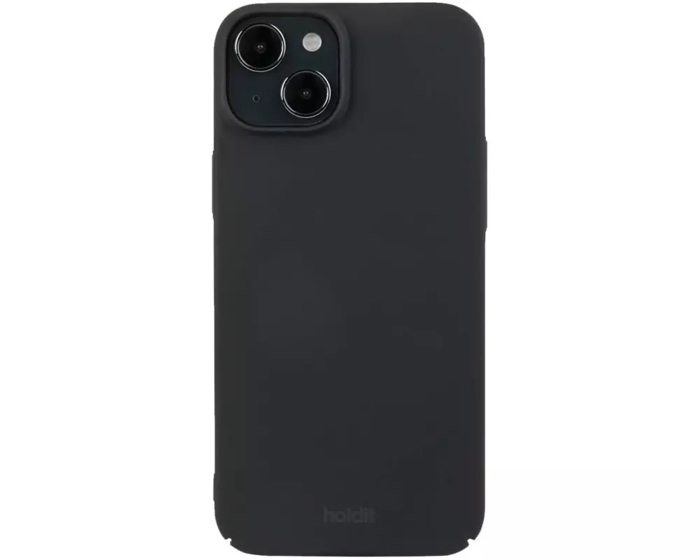 Holdit Back Cover Slim iPhone 15 Plus Schwarz