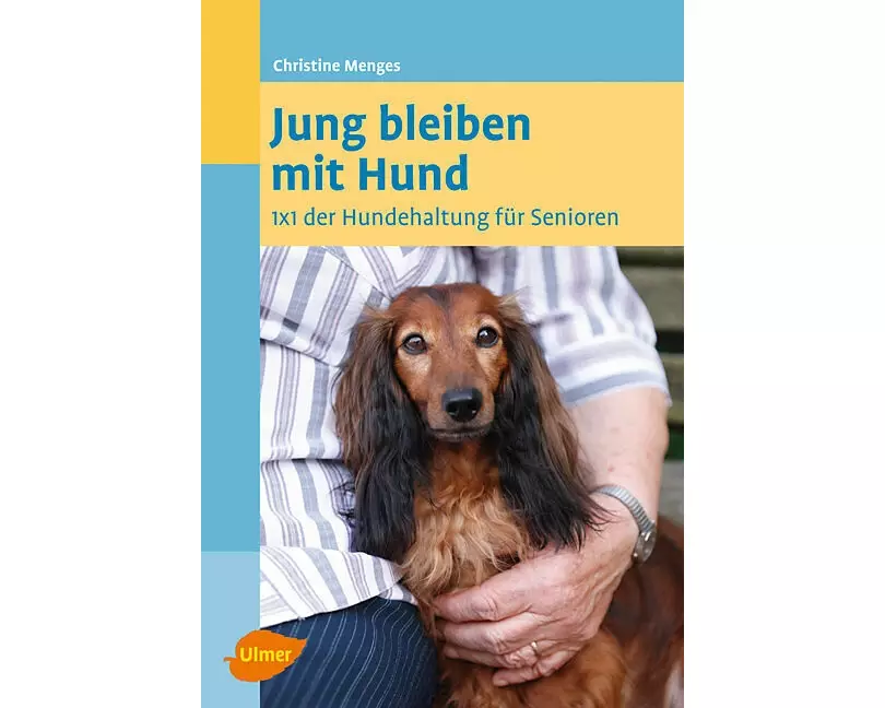 Jung bleiben mit Hund