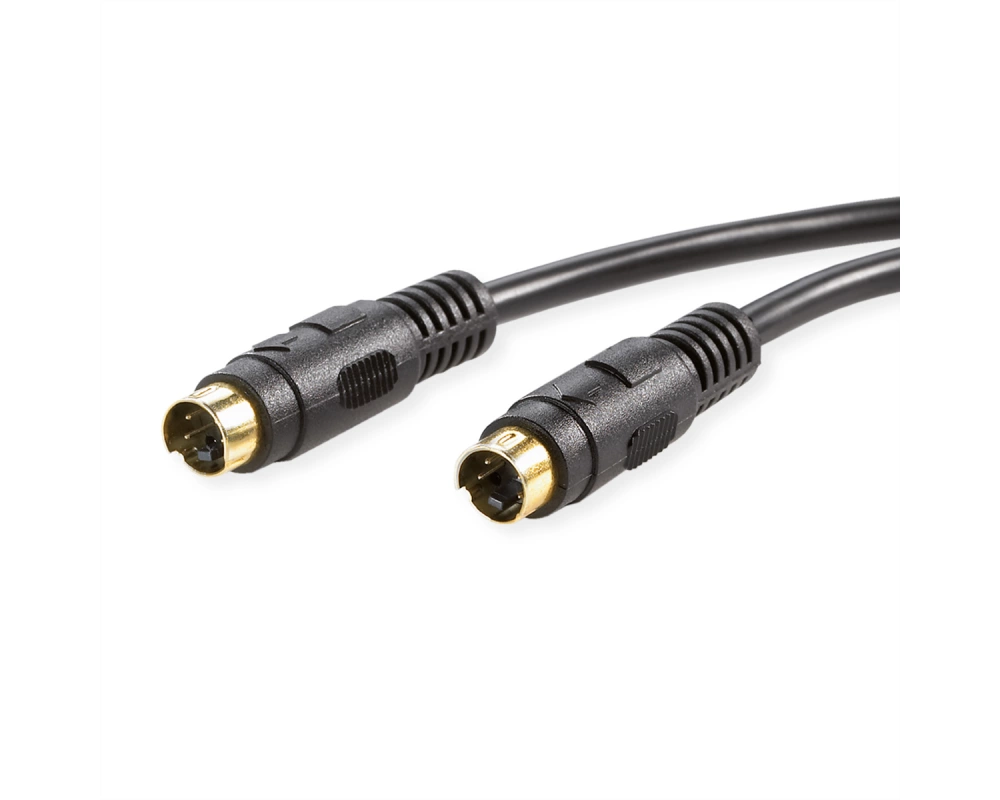 VALUE S-Video Kabel, schwarz, 3 m