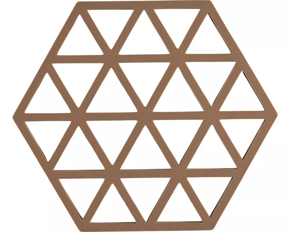 Zone Denmark Topfuntersetzer Triangles Hellbraun