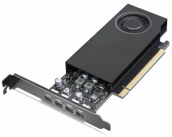 Lenovo NVIDIA RTX A1000 8GB 4xmini-DP GDDR6 Graphics Card