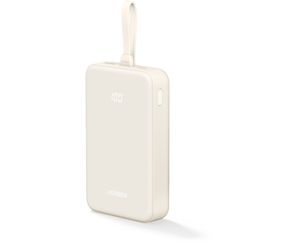 UGREEN Nexode Power Bank 20000mAh 35340 20W,PD, Built-in USB-C Cable