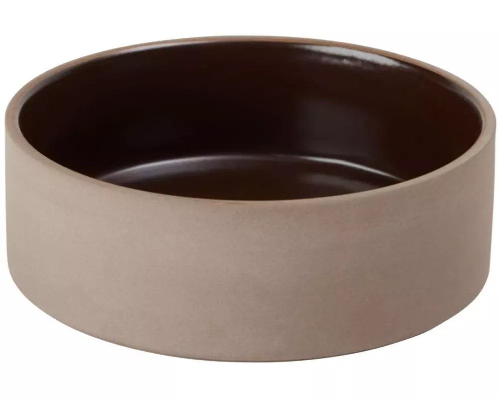 OYOY Keramiknapf Sia M, Ø 17 x H 6 cm, Choko