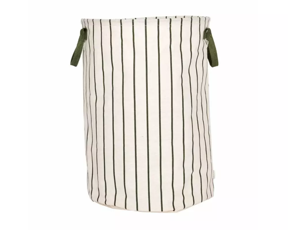 OYOY Wäschesammler Raita Large 60 l, Schwarz