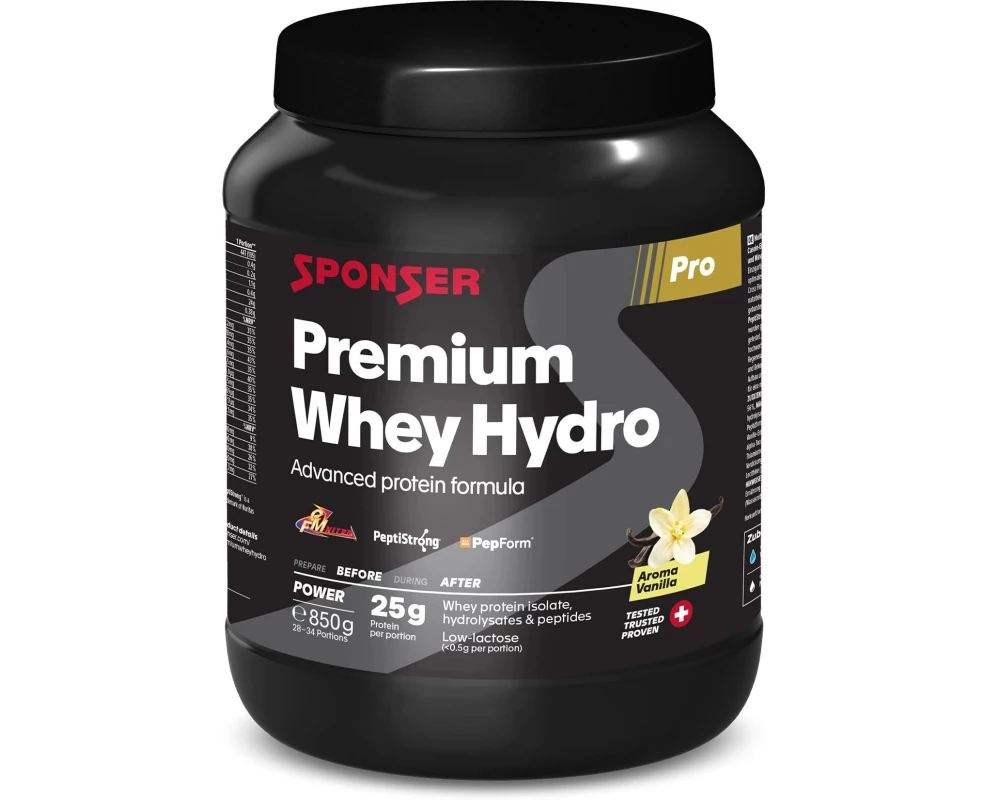 Sponser Pulver Premium Whey Hydro Vanille 850 g