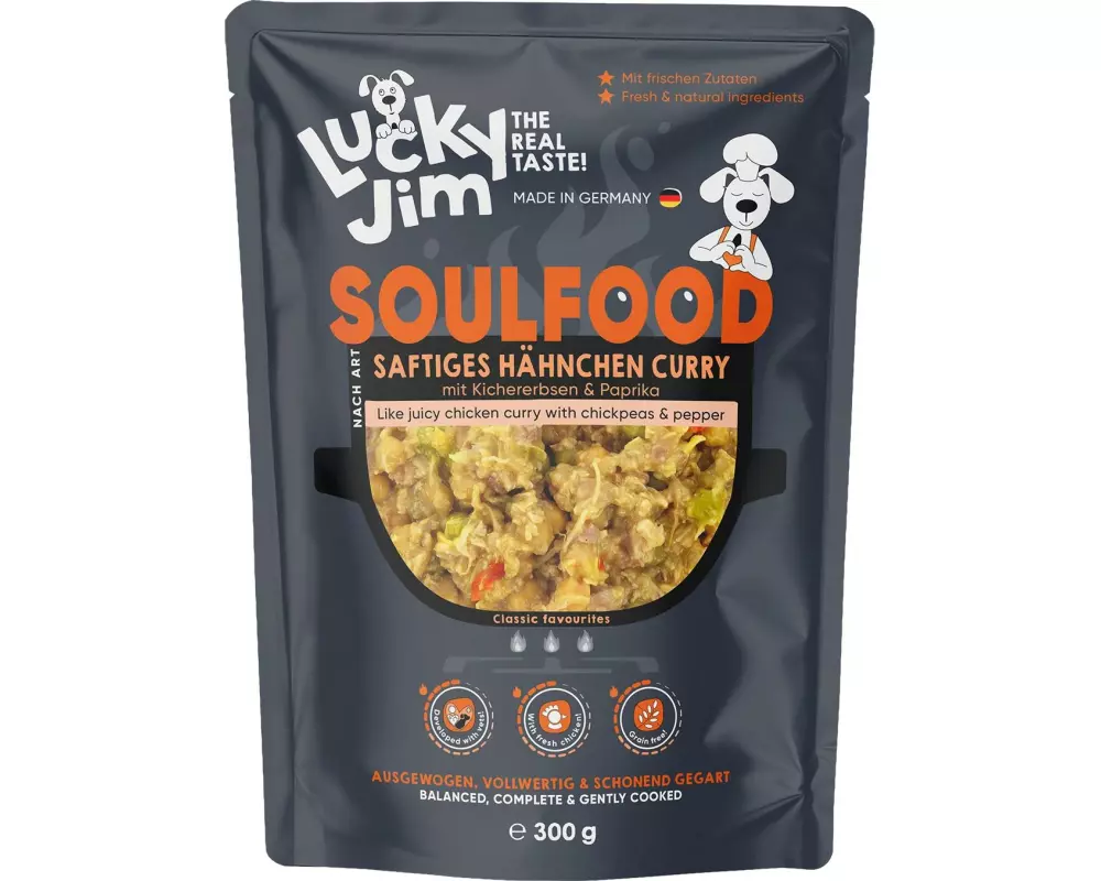 Lucky Jim Soulfood Hähnchen Curry 300 g