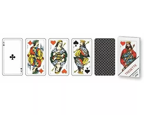 Tresette - Tessiner Spielkarten in Kartonfaltschachtel