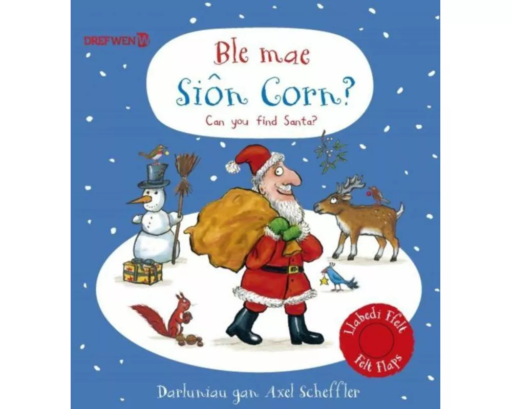 Ble mae Sion Corn? / Can you find Santa?