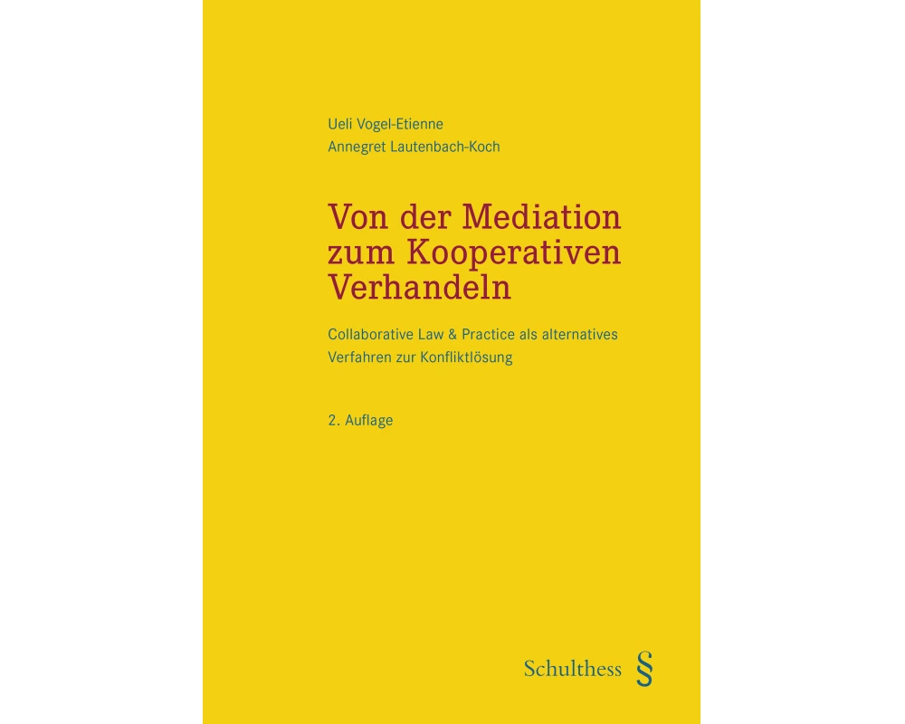 Von der Mediation zum Kooperativen Verhandeln