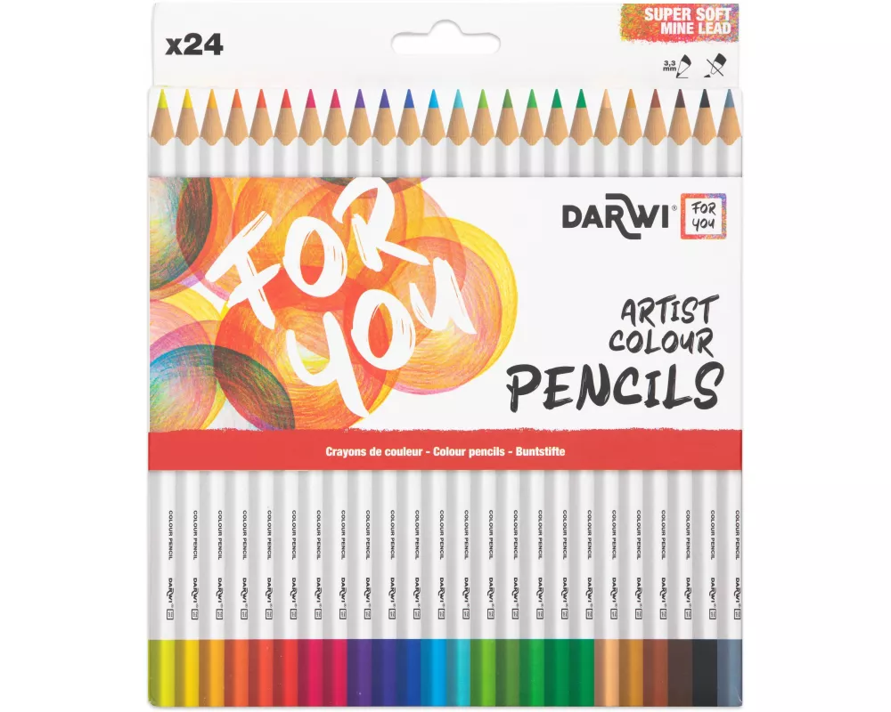 Darwi For You, Schachtel mit 24 Künstlerfarbstiften Standard