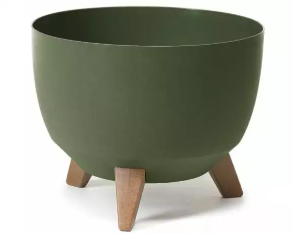 Neogard AG Blumentopf ROMA ECO WOOD green Ø 24 cm
