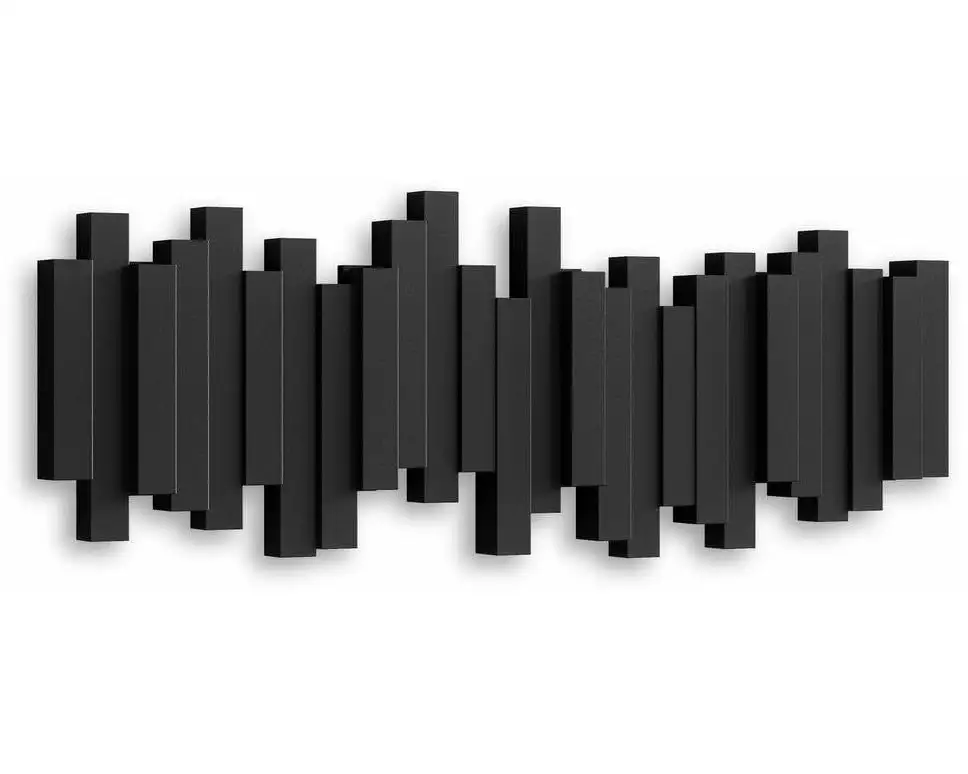 Umbra Wandgarderobe Sticks Schwarz