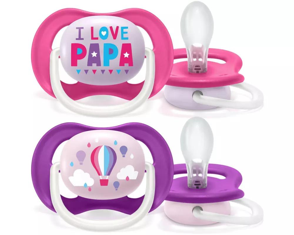 PHILIPS AVENT Nuggi Ultra Air Happy Papa & Balloon 6-18 Mt.
