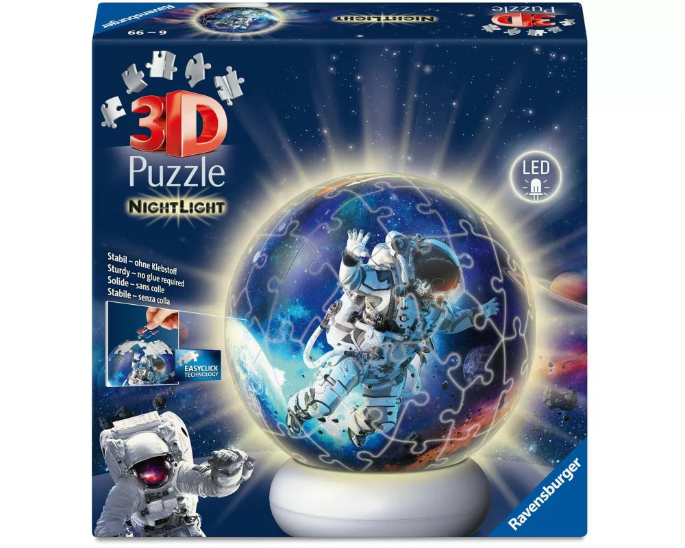 3D Puzzle-Ball Nachtlicht Astronauten