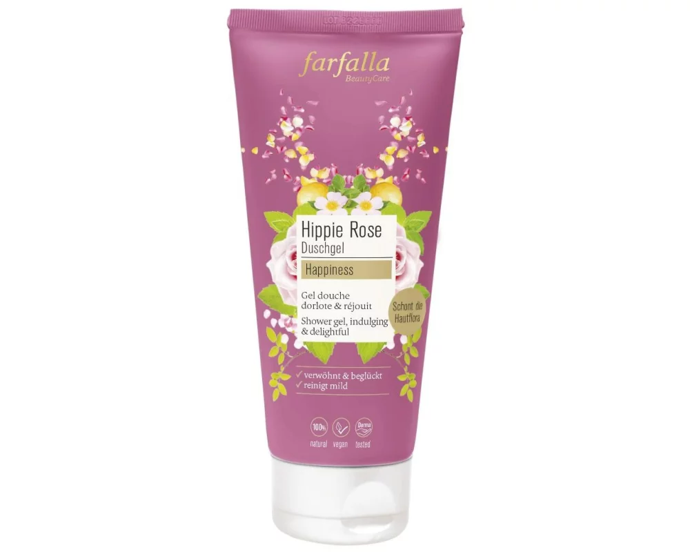 Farfalla Duschgel Hippie Rose Happiness 200 ml