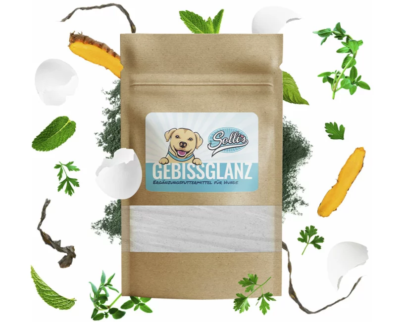 Solli's FE Hund Gebissglanz - Dentalpulver 100g