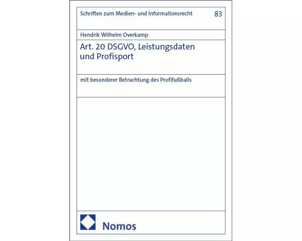 Art. 20 DSGVO, Leistungsdaten und Profisport