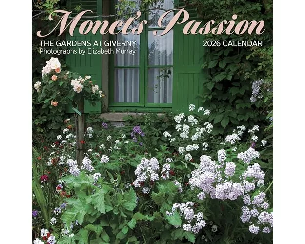 Monet's Passion: The Gardens at Giverny 2026 Wall Calendar