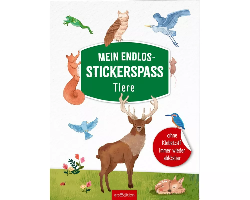 Mein Endlos-Stickerspaß – Tiere