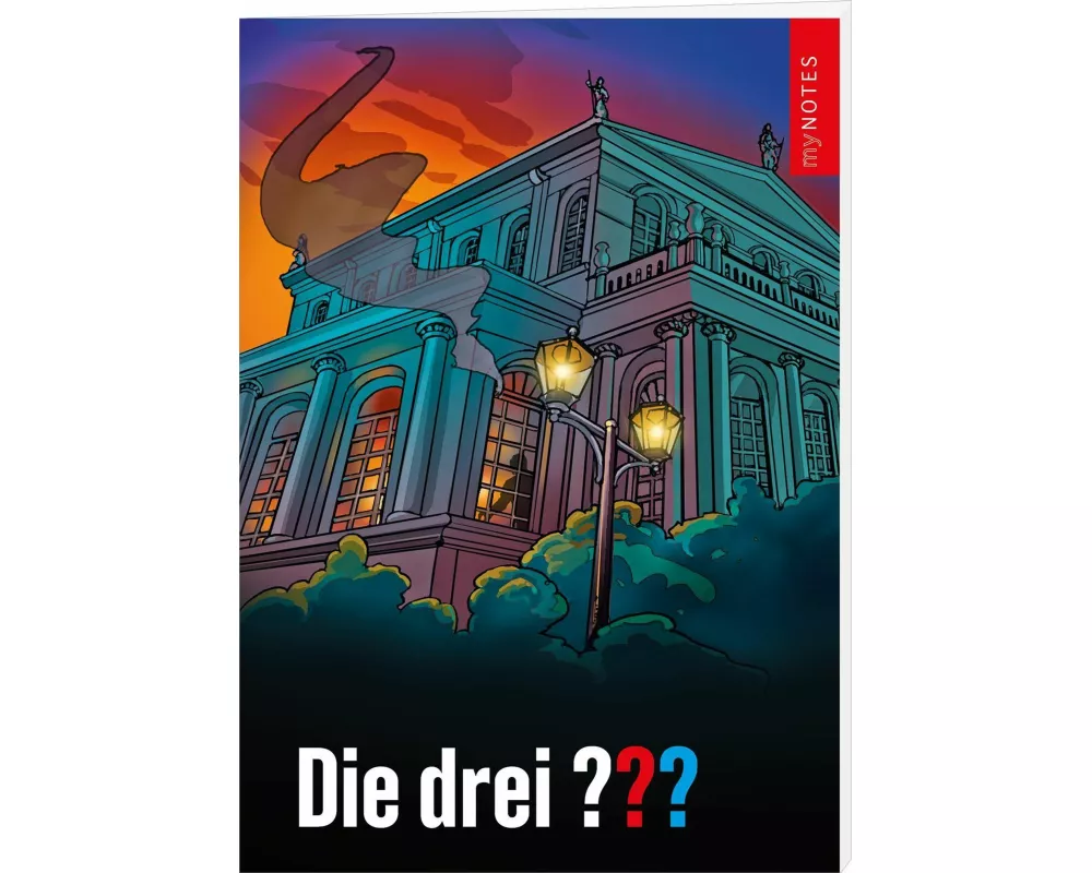 myNOTES Papeterie: Notizheft Die drei ??? – Feuergeist