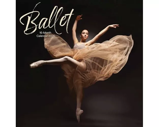 Ballet Square Wall Sunday Start Calendar