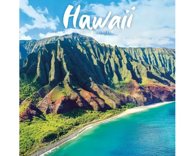 Hawaii Square Wall Sunday Start Calendar