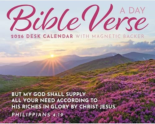 Bible Verse A Day Mini Box Calendar 2026