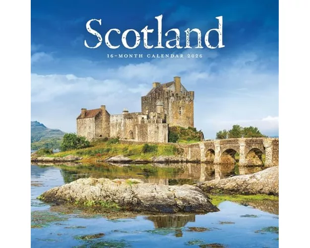 Scotland Square Wall Calendar 2026