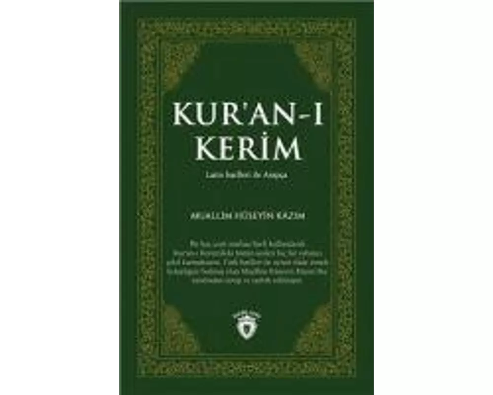 Kuran-i Kerim - Latin Harfleri Ile Arapca