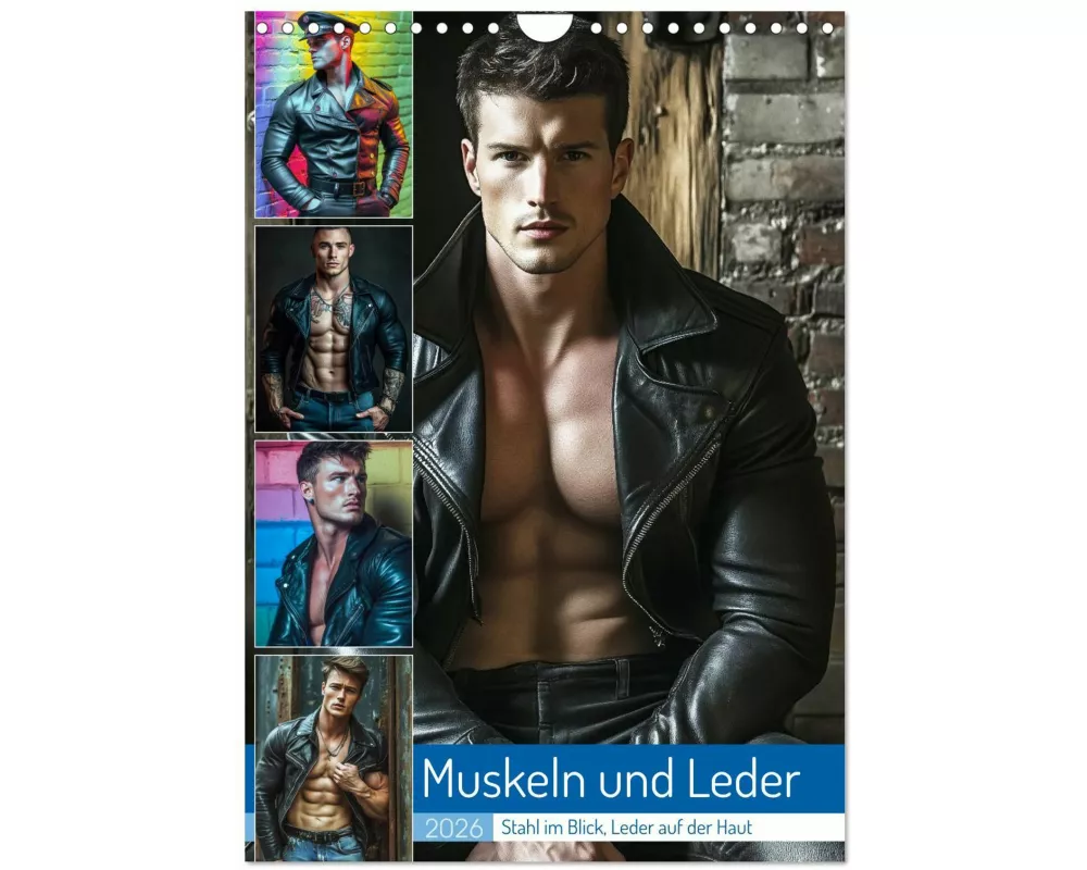 Muskeln und Leder (Wandkalender 2026 DIN A4 hoch), CALVENDO Monatskalender