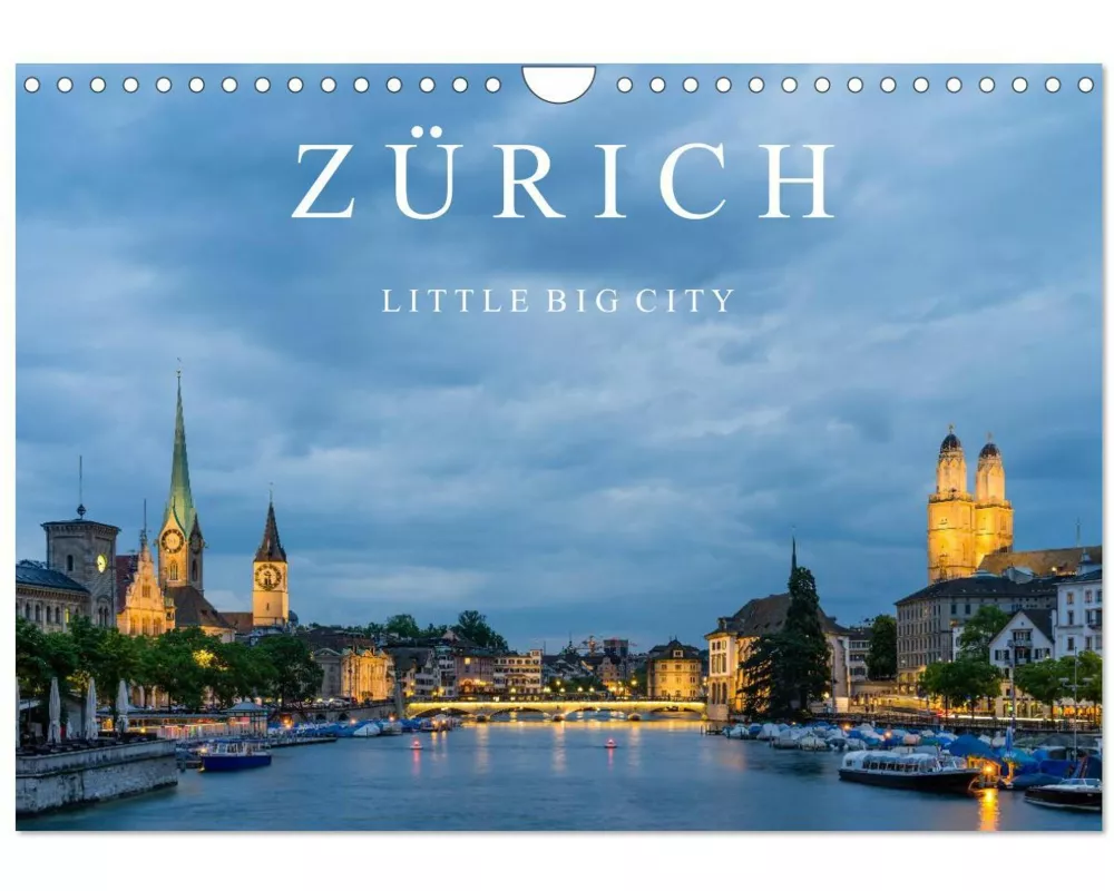 ZÜRICH - Little Big City (Wandkalender 2026 DIN A4 quer), CALVENDO Monatskalender