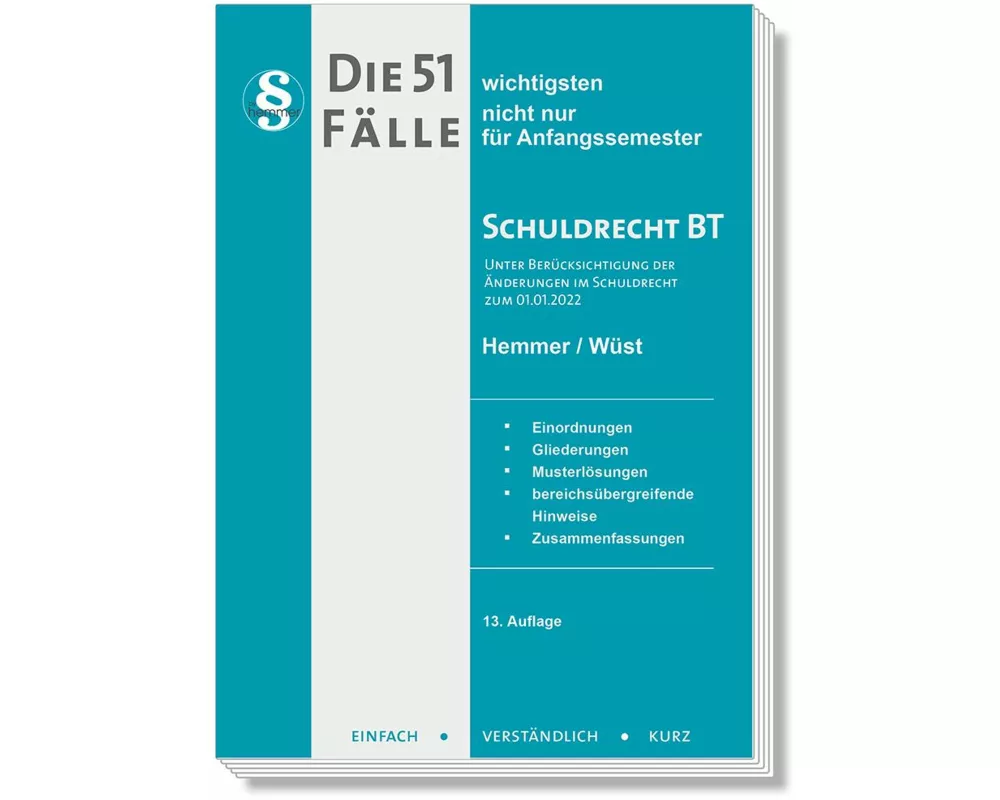 Die 51 wichtigsten Fälle Schuldrecht BT