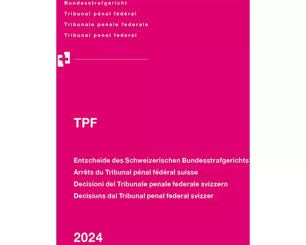 Bundesstrafgericht: TPF 2024