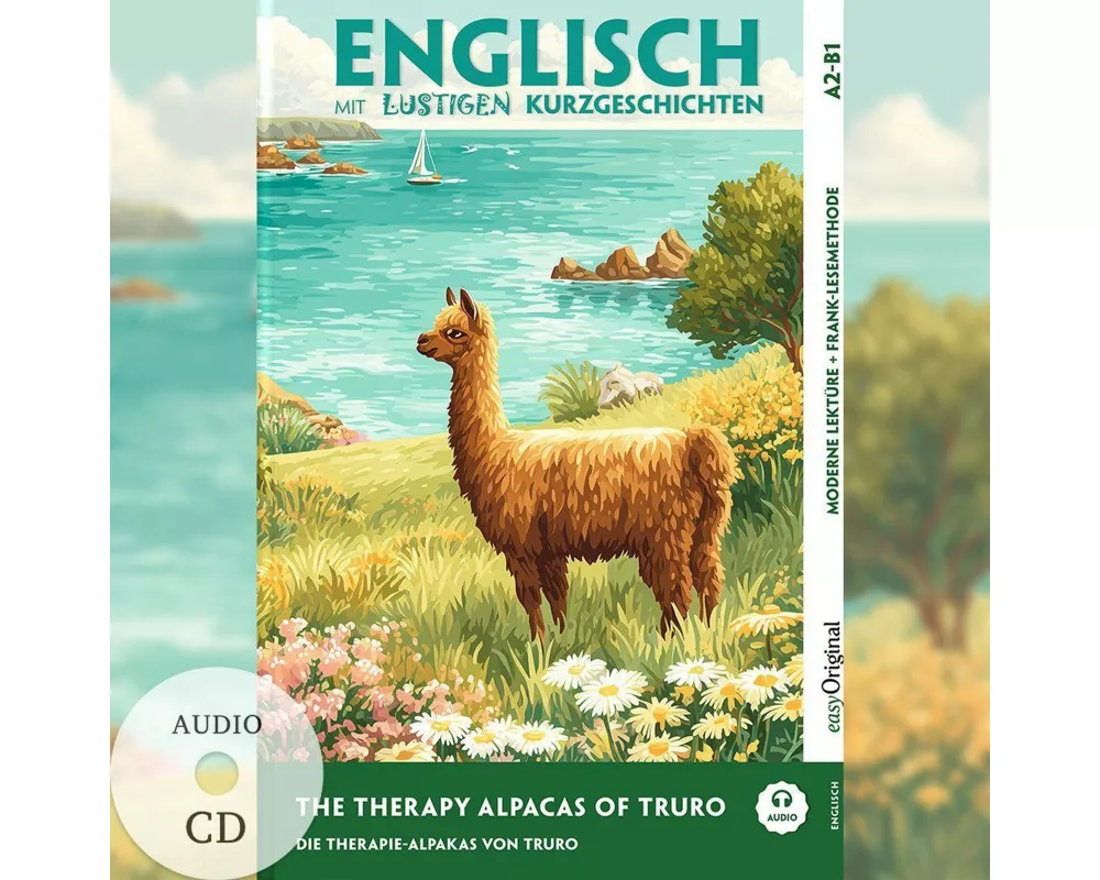 Englisch lernen mit lustigen Kurzgeschichten (A2-B1) - The Therapy Alpacas of Truro (+ Audio-CD)