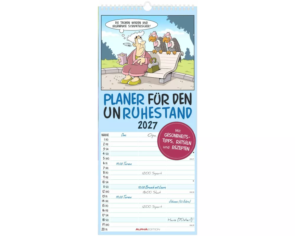 Planer für den Unruhestand 2027