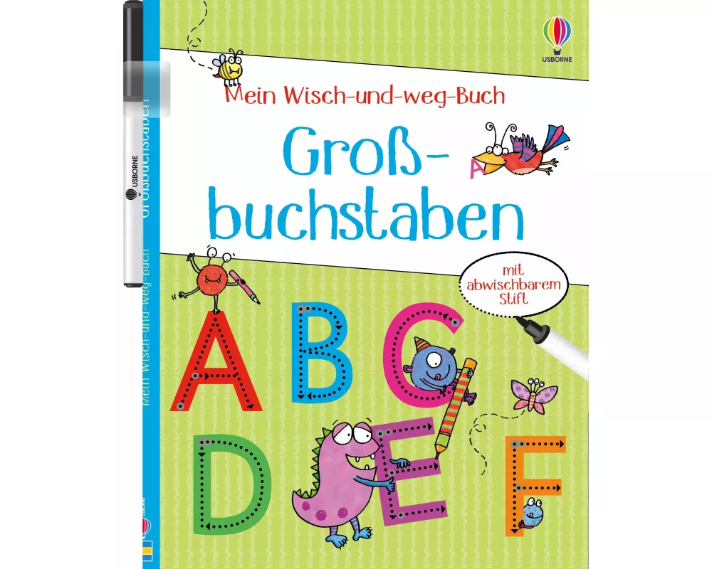 Mein Wisch-und-weg-Buch: Großbuchstaben