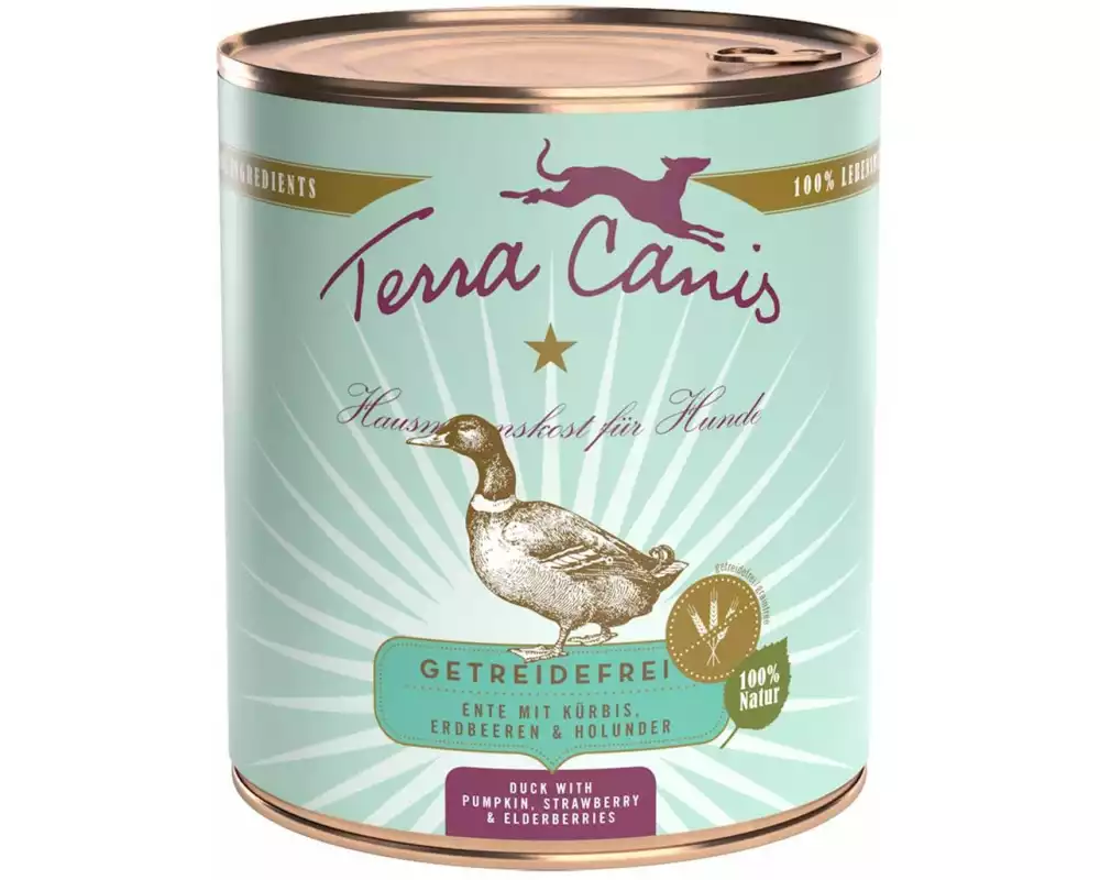 Terra Canis Nassfutter Getreidefrei Ente, 800 g