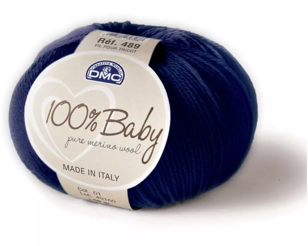 DMC Wolle 100% Baby 3 Marineblau