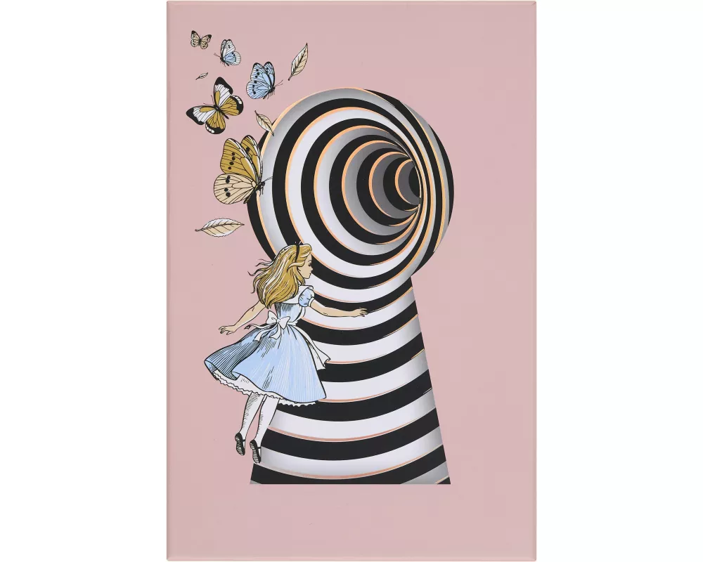 Moleskine Alice im Wunderland Notizbuch limitierte Ausgabe, L/A5, liniert, fester Einband, wiederverwendbare thematische Box