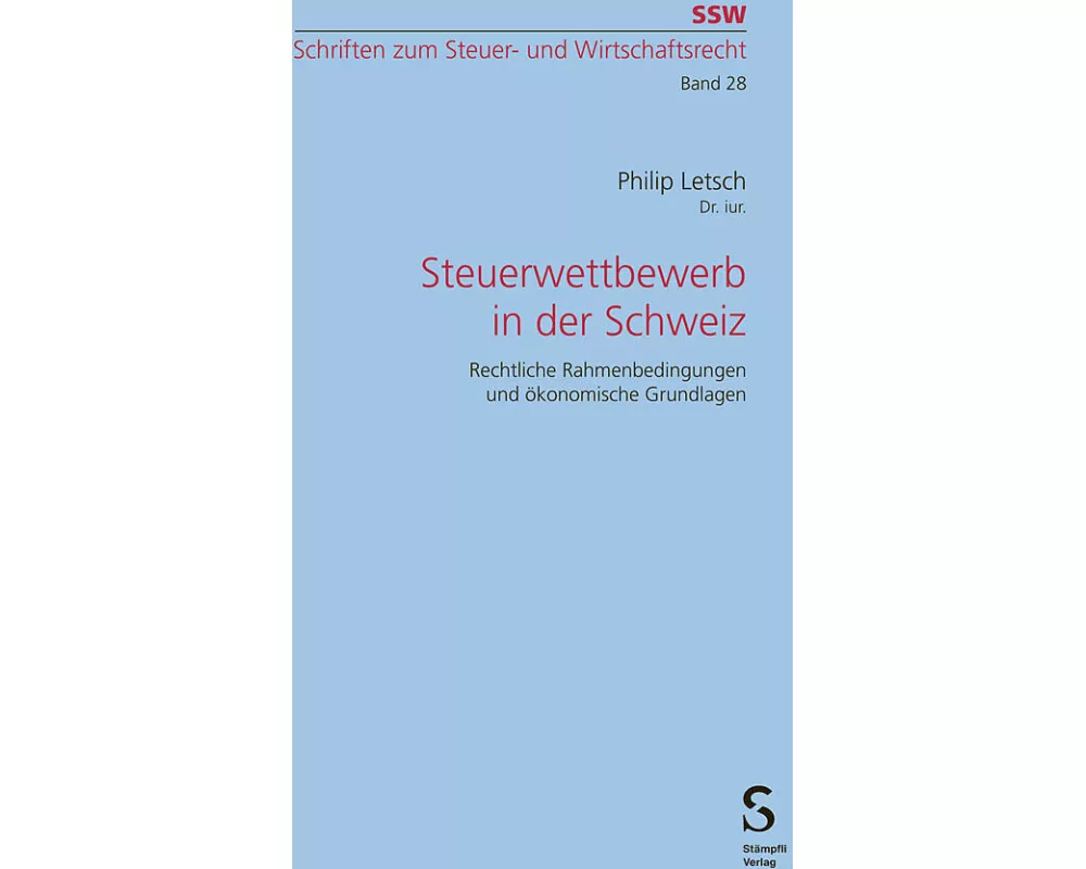 Steuerwettbewerb in der Schweiz