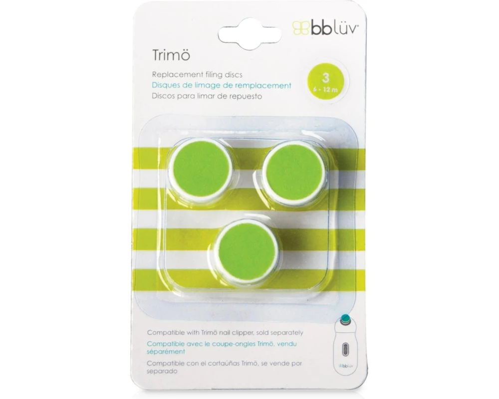 bblüv Ersatzscheiben für Trimö 3-er Pack, Grün, 6-12 Monate