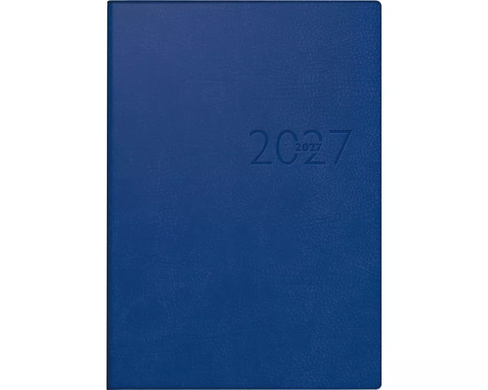 rido/idé 7023016307 Buchkalender Mod. studioplan int. 2027 168×240 mm, Kunstleder, blau