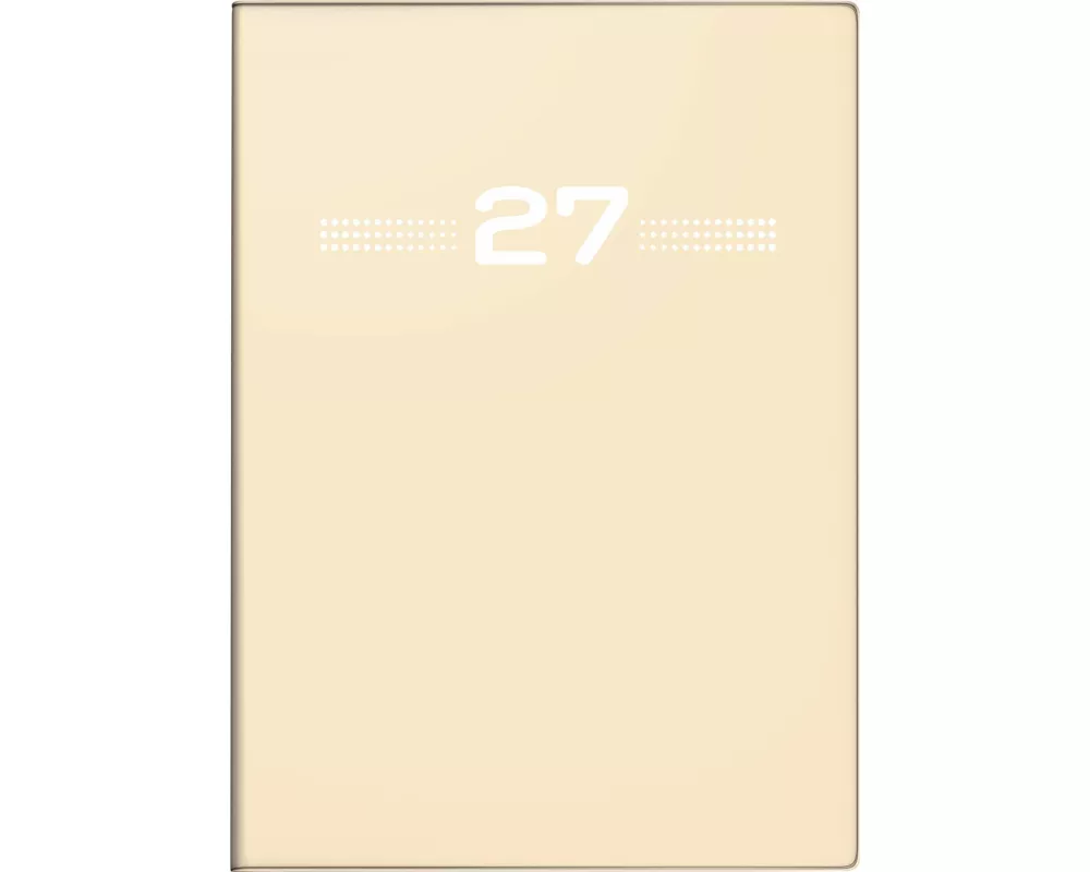 rido/idé 7013202037 Taschenkalender Mod. perfect/Technik I 2027 A6, Kunststoff, sand