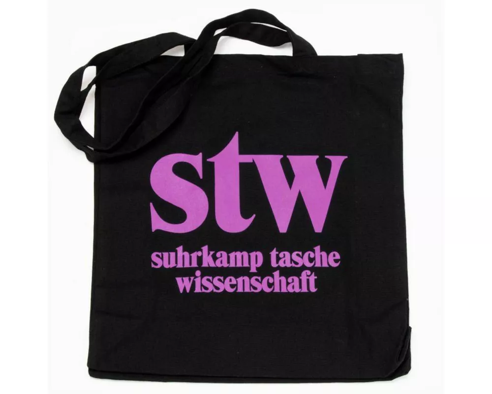 suhrkamp tasche wissenschaft, schwarz/pink