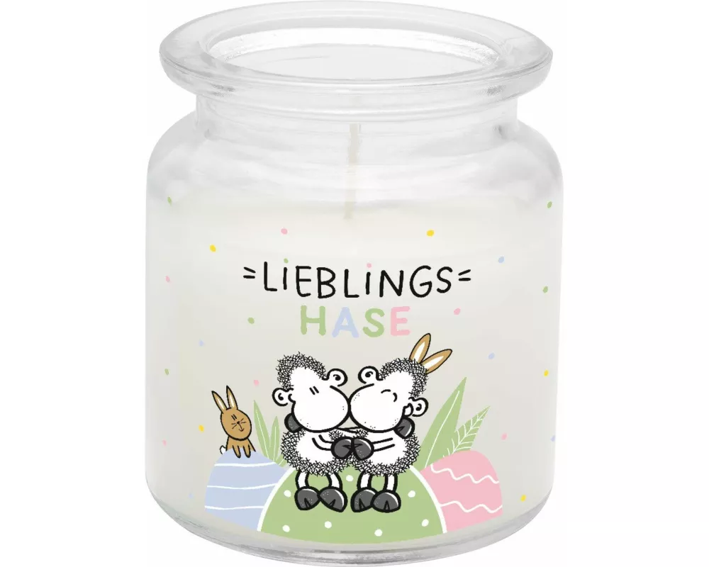 Kerze im Glas Lieblingshase