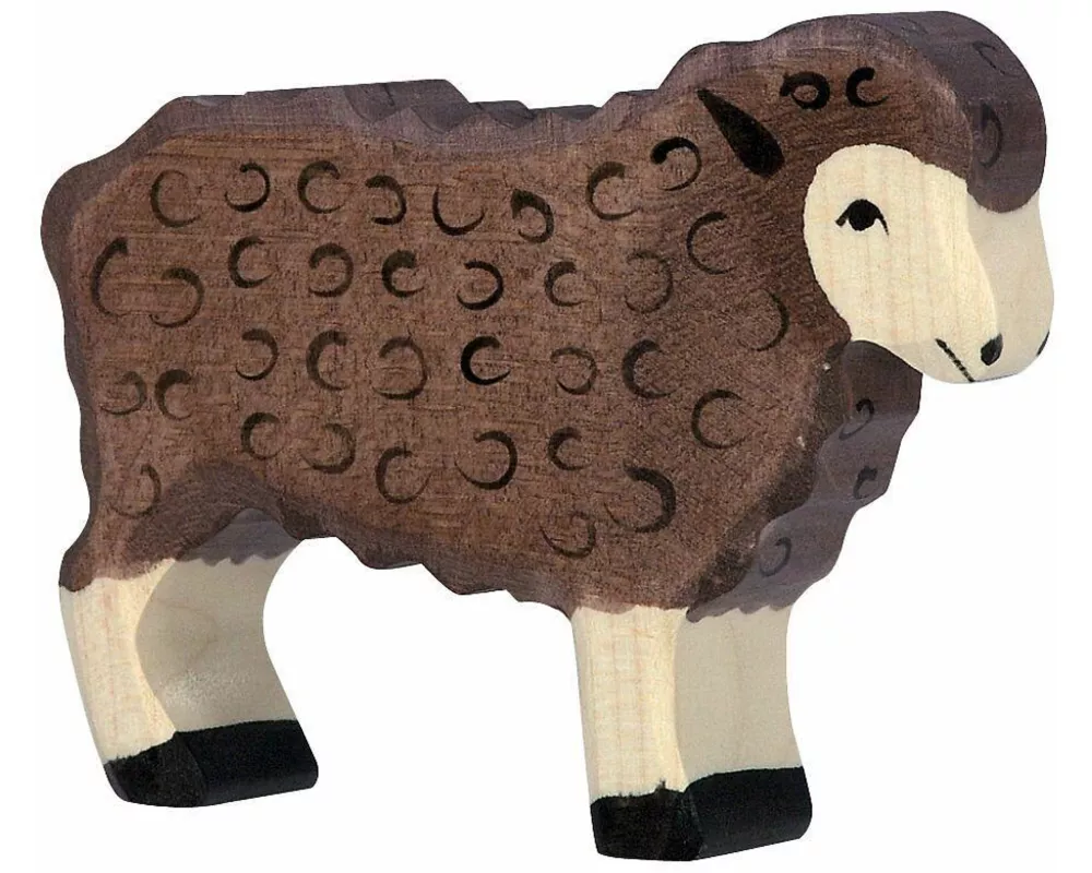 Schaf, stehend, schwarz