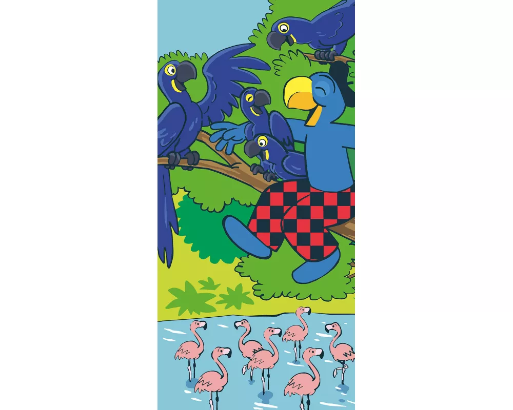 Globi Badetuch Papagei