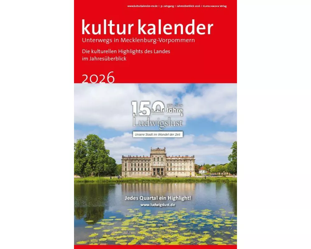 Kulturkalender Jahresüberblick 2026