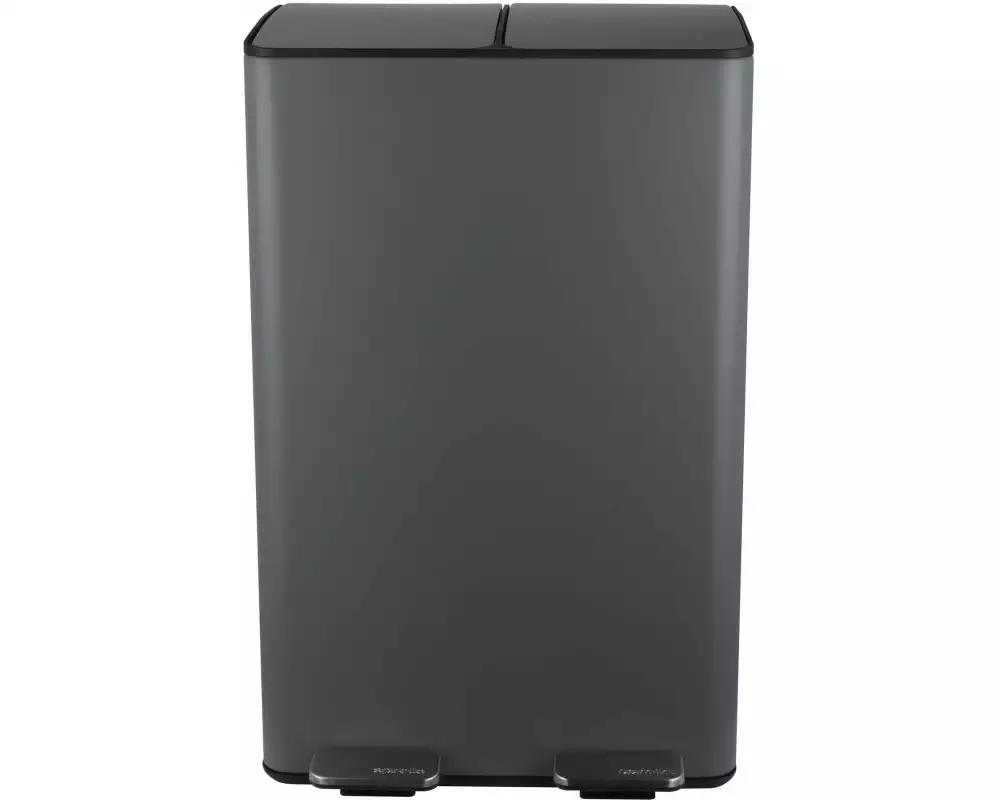 spirella Treteimer Aliya Matt 2 x 30 l, Grau