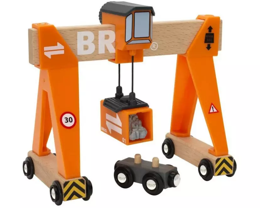 BRIO Eisenbahn Container Verladekran